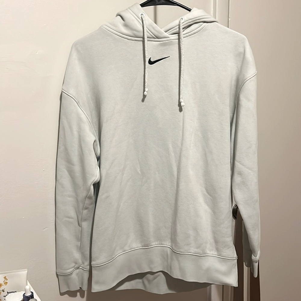 White Nike hoodie